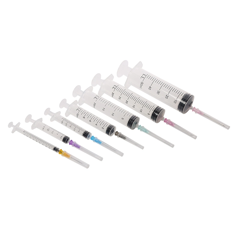 Different Size Size 1ml 2.25ml 3ml 5ml Disposable Glass Luer Lock Prefilled Syringe