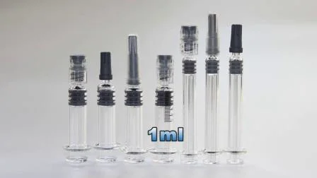 Seringue en verre préremplie de 5 ml avec aiguille ou verrou pour leurre